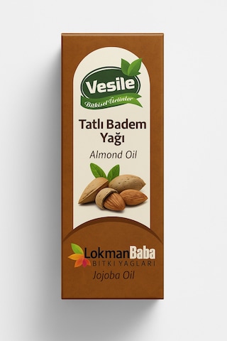 Tatlı Badem Yağı %100 Saf Soğuk Sıkım Doğal Cilt Ve Saç Bakımı İçin Bitkisel Yağ 50 Ml Diğer