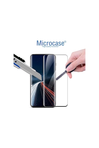 Microcase OnePlus 7 Pro 3D Curved Tam Kaplayan Tempered Cam