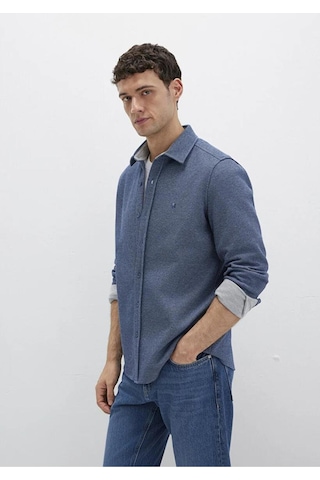 Mavi Erkek Uzun Kol Gömlek Koyu Denim 0211763-70718 Mavi