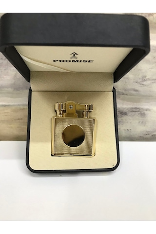 Promise Marka Benzinli Sarı Gold Yuvarlak Logo Desenli Kişiye Öze