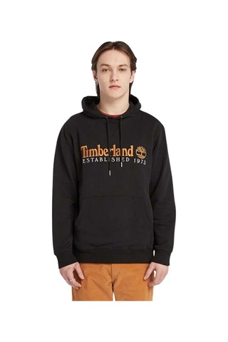 Timberland Established 1973 Embroidery Logo Brush B Erkek Sweatshirt Siyah