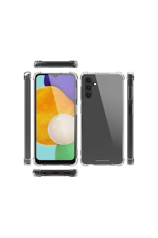 Samsung Galaxy Uyumlu A04s Kılıf Zore Kenar Korumalı Nitro Anti Shock Silikon