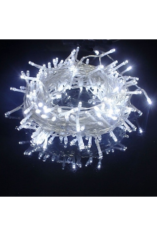 Tayfun 10 Metre Led Işık Beyaz Led Işık Parti,doğum Günü,sünnet, Yılbaşı Ağacı Süsleme Beyaz