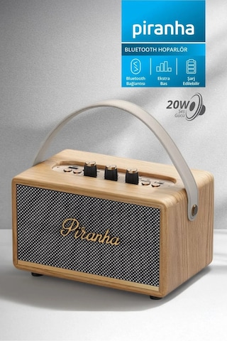 Piranha 7850 Bluetooth Hoparlör - Kahverengi