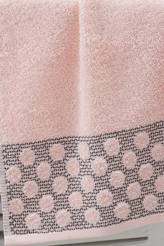 Point Antrasit Pudra El Ve Yüz Havlu Seti 50X90 Cm 4'lü Pudra