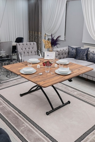 Juppo Üst Tabla Mdf Urartu Oval Köşe Alt Siyah Dışa Kıvrım