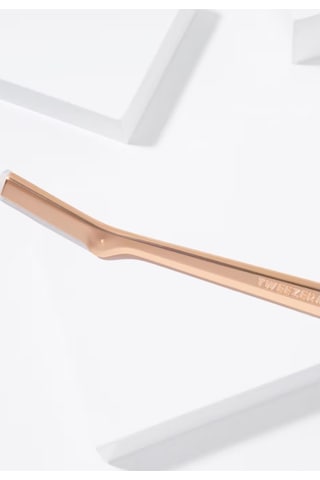 Tweezerman Facial Razor Rose Gold Yüz Tüyü Temizleme Aleti Yüz Temizleme Cihazları