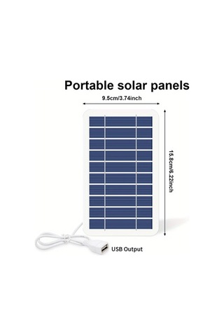 Fochsia Taşınabilir Güneş Şarj Cihazı Seyahat Ve Kamp İçin Usb Şarj Power Bank Fener Fan 36v Ve Altı Cihazlarla Uyumlu Usb 5v 1pc Pil Yok