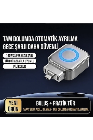 Şarj Ayırıcı Koruyucu Otomatik Çıkma Özellikli Type-c Şarj Kesici Pil Sağlığı Koruma Cihazı