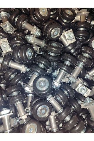 Cam Balkon Tekeri 3 Takım Siyah