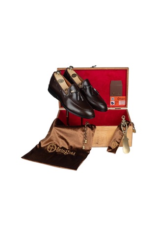 Twingold Loafer Açma Deri Ayakkabı - Twgp007 Kahverengi