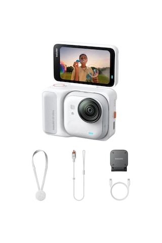 Insta360 Go Ultra Arktik Beyaz Monte Edilebilir Kamera Standart Paketi Inst-cınsabea