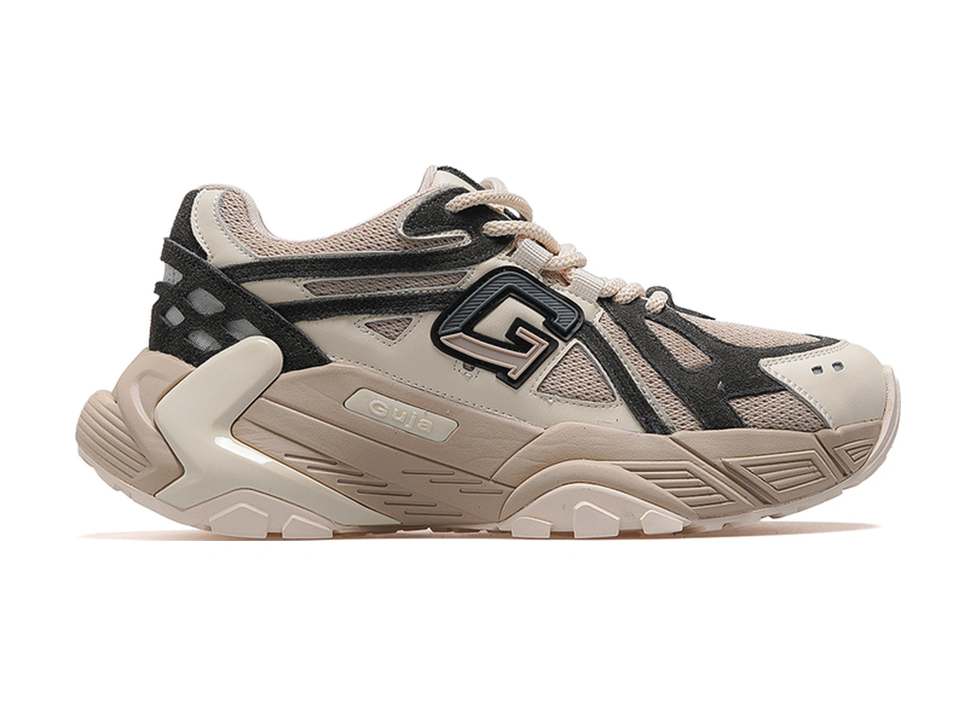 Guja Kadın Kalın Taban Sneaker Spor Ayakkabı 25k 25k366 Z Bej Bej