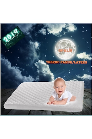 Uzunbebe 70X110 Opalin Thermo Pamuk - Lateks Alez Yatak 70*110 Thermo