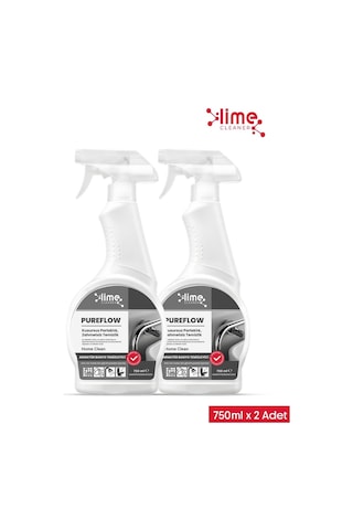 Lime Cleaner Pureflow Armatür Banyo Temizleyici Kireç Ve Leke Sökücü 2 x 750 ML
