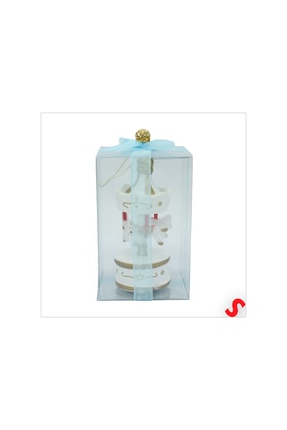 Kutulu Mini Atlı Karınca, 8,5cm X 3,5cm - Beyaz