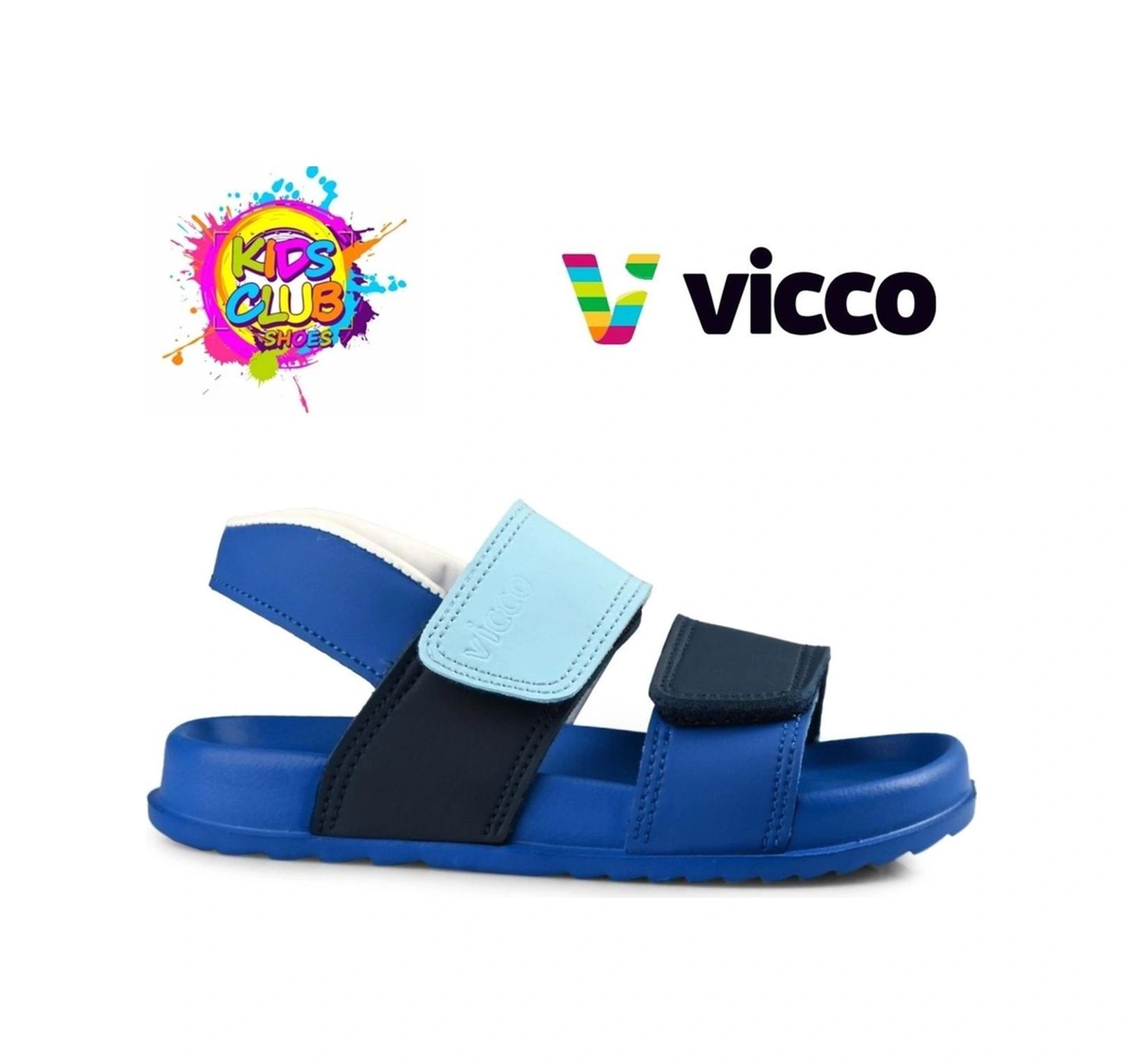 Vicco Krixi Filet Saks Mavi Sandalet Saks Mavi