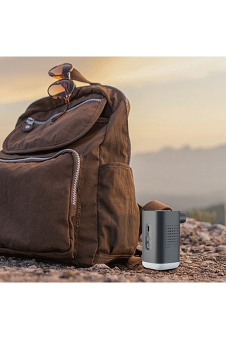 Vkemall Siyah Taşınabilir Elektrikli Hava Pompa, 4 Uçlu, Şişirme-çıkartma, Led Işık, 2400mah Pil, Kamp/kazak/su Yolları İçin