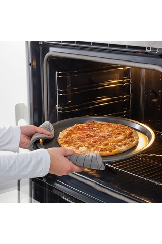 Pizza Tepsisi, Gri, 34 Cm Gri