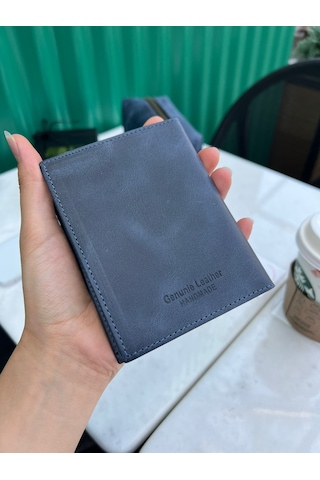 Mft Leather Hakiki Deri Erkek Cüzdan - Kartlıklı, İsim Yazılı, Kişiye Özel Gloria 1421 - Tiguan Lacivert Tiguan Lacivert