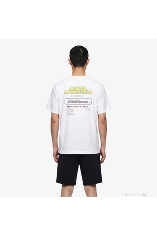 Anta Bring You "a" Game Erkek Beyaz T-shirt 852628103 2800324