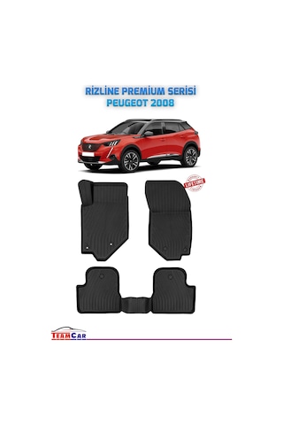 Teamcar Pejo 2008 2019 Sonrası Uyumlu Premium Seri Havuzlu Paspas