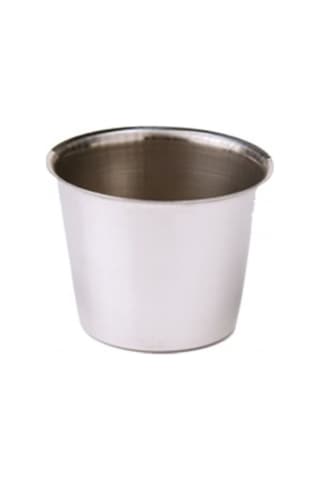 Paslanmaz Çelik Krem Karamel Kabı 6 Adet 6.5 x 6 CM Gümüş