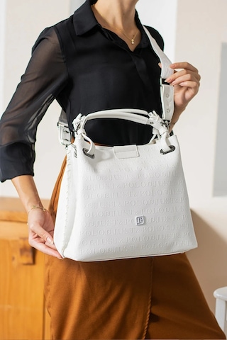 Just Polo Kadın 3 Bölmeli Ayarlanabilir Uzun Askılı El Ve Omuz Çantası Ebat 31 30 Cm Beyaz Yeni 09489779