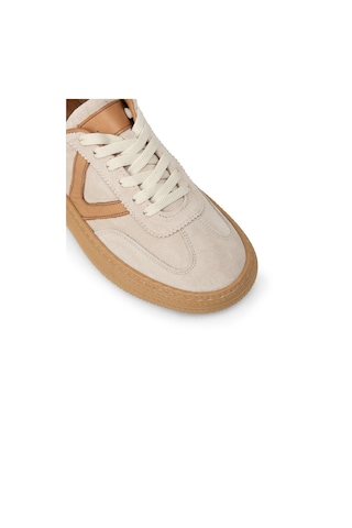 Deery Kadın Hakiki Süet Bej Sneaker Ayakkabı - N0170zbejc01