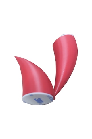 Motospartan Kask Boynuzu Kırmızı 7.5cm