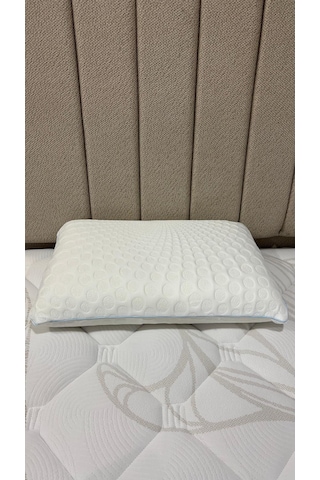Massage Air Visco Yastık Masaj Etkili Ortopedik Visco Yastık Beyaz