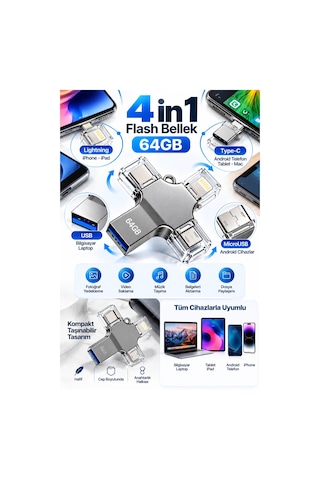 64 Gb Flash Bellek