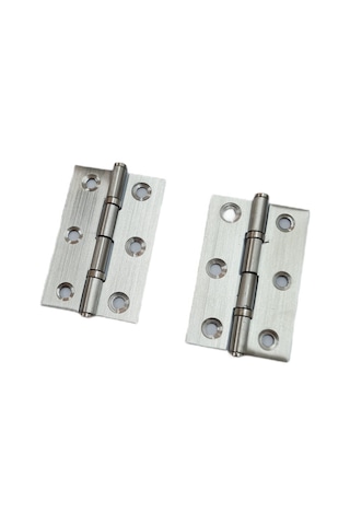 Paslanmaz Çelik 6 Cm Dar Yaprak Menteşe 60x40x1,2 Mm Dayanıklı Mini Menteşe 2 Li Set
