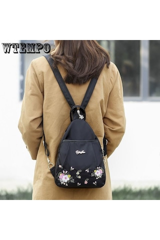 Kırmızı Tüm Maç Oxford Bez Sırt Çantası Moda Kanvas Göğüs Çanta Mini Çapraz Küçük Sırt Çantası Kadın Kore Versiyonu Kırmızı