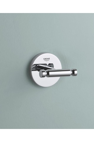 Lexroo Start Cosmopolitan Quickfix Bornoz Askısı Duş/banyo Aksesuarları Krom 41168000 Çok Renkli