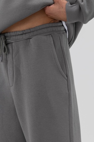 Vamos Basic Baggy Eşofman Alt Füme
