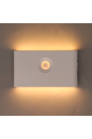 Hareket Sensörü Gece Işığı, C Şarj Çift Taraflı Manyetik Led Beyaz