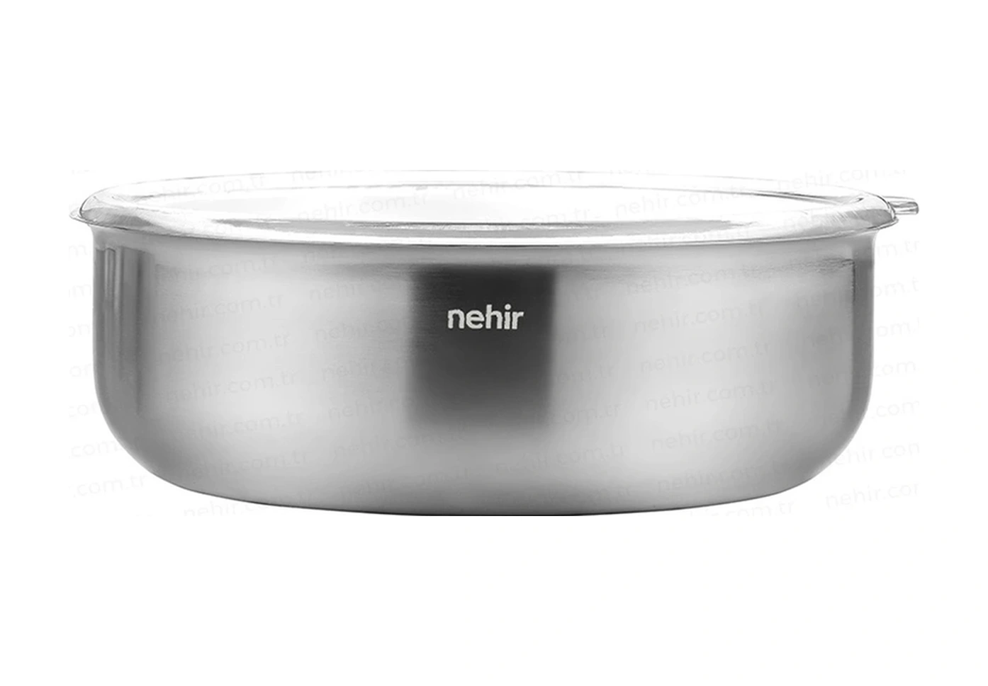 Nehir Silver Çelik 6 Parça Saklama Kabı Beyaz