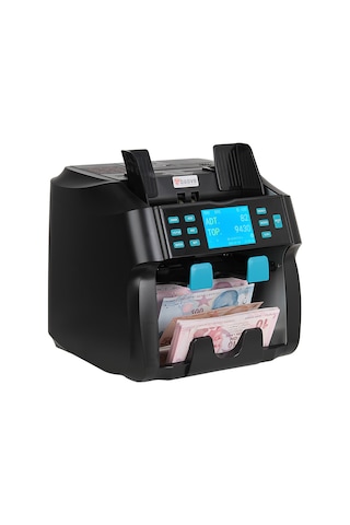 Baove GB9000 Pro Mix Çift Katlı Karışık Para Sayma Makinesi - Sahte  Para Yakalama - TL, Euro, Usd
