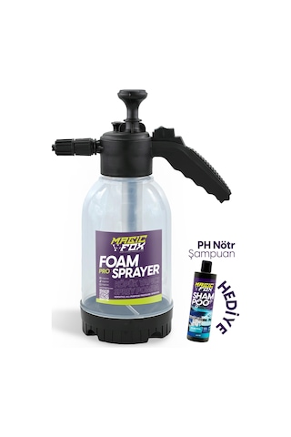 Foam Pro Köpük Yapıcı Basınçlı Pompa Sprey 2 Litre Ph Nötr Şampuan