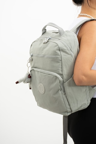 Sanmorris 3011 Unisex Suya Dayanıklı Krinkıl Kumaş Çok Gözlü Orta Boy Laptop Okul Ve Sırt Çantası Açık Gri