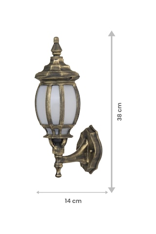 Kapı Aydınlatma Apliği Duvar Aydınlatma Apliği Rehome Siyah