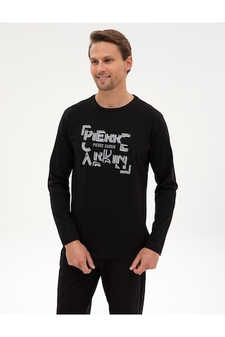 Pierre Cardin Erkek Siyah Pijama Takım 50322652-001 Siyah