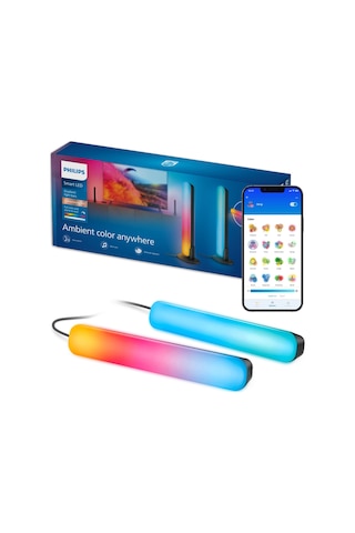 Philips Smart Lighting Rgbıc Işık Barı 30 Cm - Google Home, Alexa, Homekit Ve Matter Uyumlu Çok Renkli