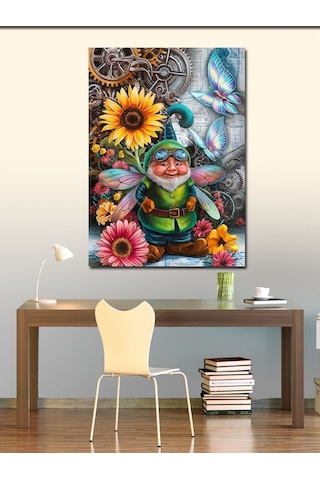 Kanvas Tablo Tarot Kartları Ve Kadın 100cmx140cm