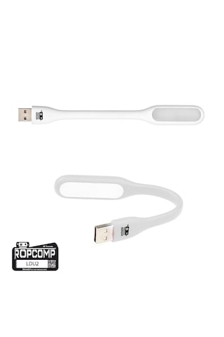 Ropcomp Usb Led Işık Esnek Okuma Ve Klavye Lambası Beyaz