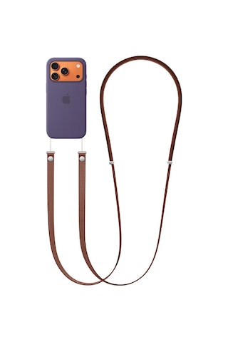 E2m Crossbody Strap Telefon Askısı Kahverengi