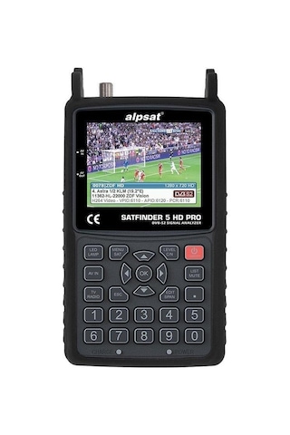 Ayt Alpsat 5 Hd Pro Görüntülü Uydu Yön Bulucu Satfinder 5 Ahd Tvı Cvı Test Cihazı