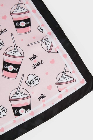 Defacto Kız Çocuk Desenli Saten Fular G0352a8nspn2 Pembe