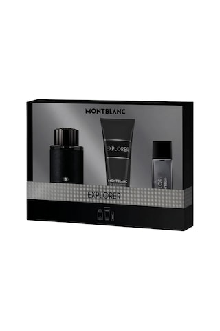 Mont Blanc Explorer Edp 100 Ml + Edp 15 Ml + 100 Ml Shower Gel Erkek Parfüm Seti Aromatik